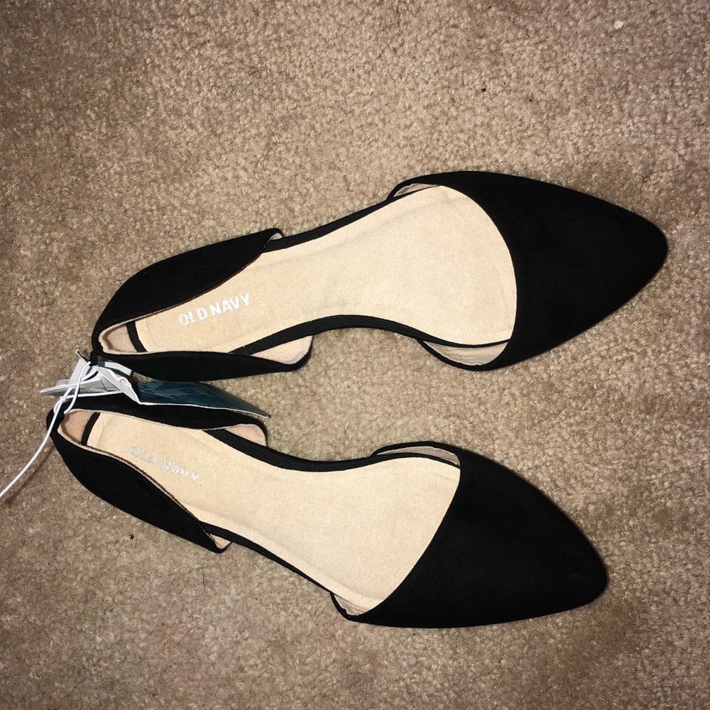 Black old navy flats